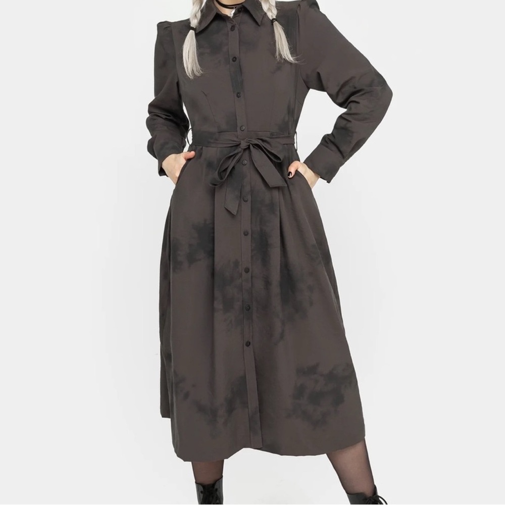 Disturbia Carya Midi Shirt Dress US 14 NWOT